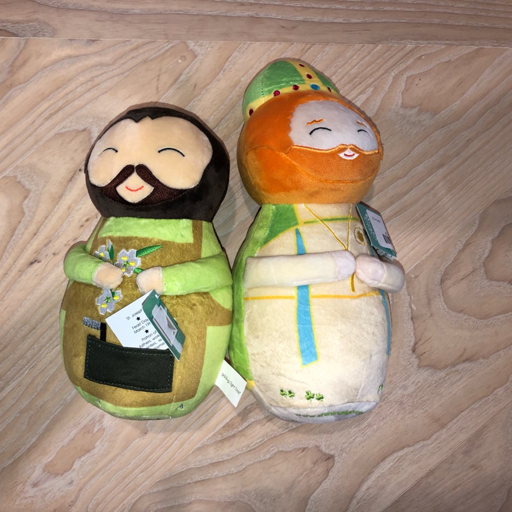 St. Joseph and St. Patrick Dolls